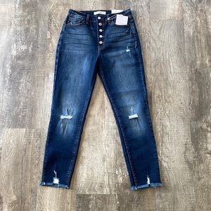 NWT Kancan High rise Ankle Skinny Denim - size 9/28